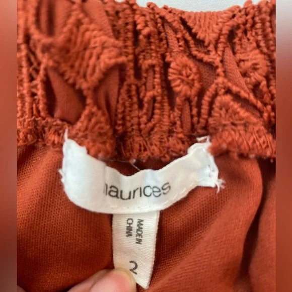 Off the shoulder lace top - Picture 6 of 6